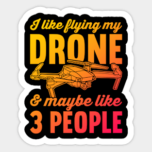 Drone Pilot Sticker